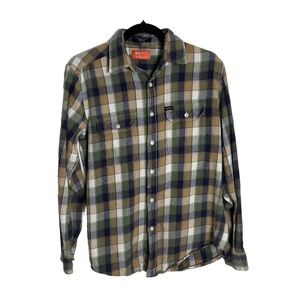 Matix Marc Johnson Bridgeport Slim Fit Plaid Flannel Men’s Shirt Size Small